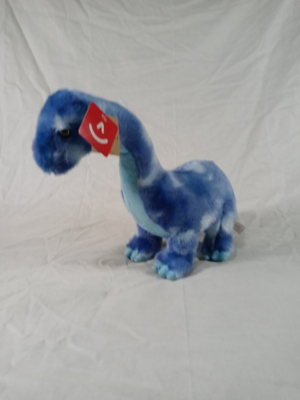 Aurora World Eco Friendly Blue Pattern Dinosaur Stuffed Animal Plush Great Cond